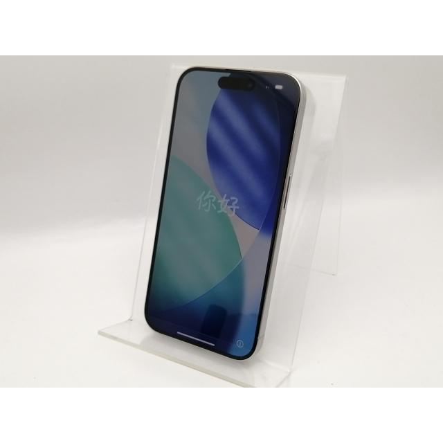 【中古】Apple 国内版 【SIMフリー】 iPhone 15 Pro 256GB ホワイトチタニウム MTUD3J/A【中野】保証期間１ヶ月【ランクA】の画像