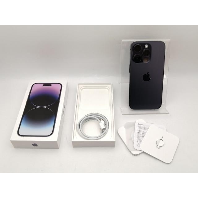 中古】Apple 国内版 【SIMフリー】 iPhone 14 Pro 256GB ディープ