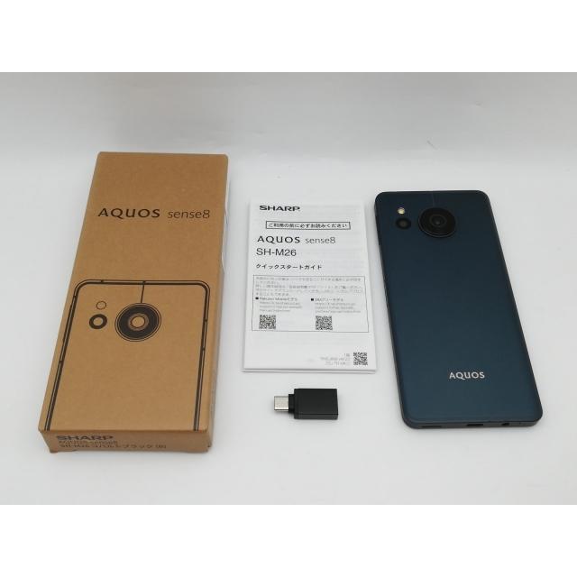 中古】SHARP 国内版 【SIMフリー】 AQUOS sense8 コバルトブラック 6GB