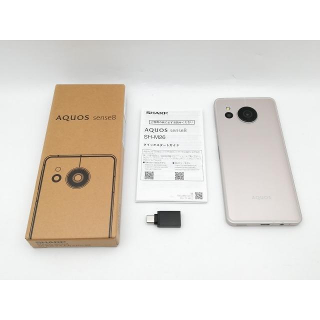 中古】SHARP 国内版 【SIMフリー】 AQUOS sense8 ライトカッパー 6GB