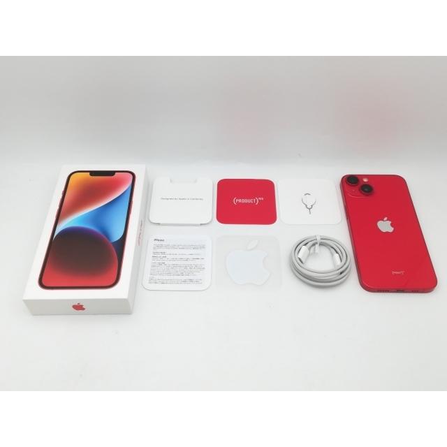中古】Apple 国内版 【SIMフリー】 iPhone 14 256GB (PRODUCT)RED