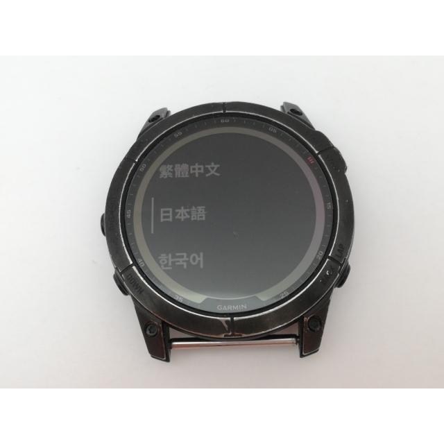 中古】Garmin fenix 7X Sapphire Dual Power - Ti Black DLC/Black 010 