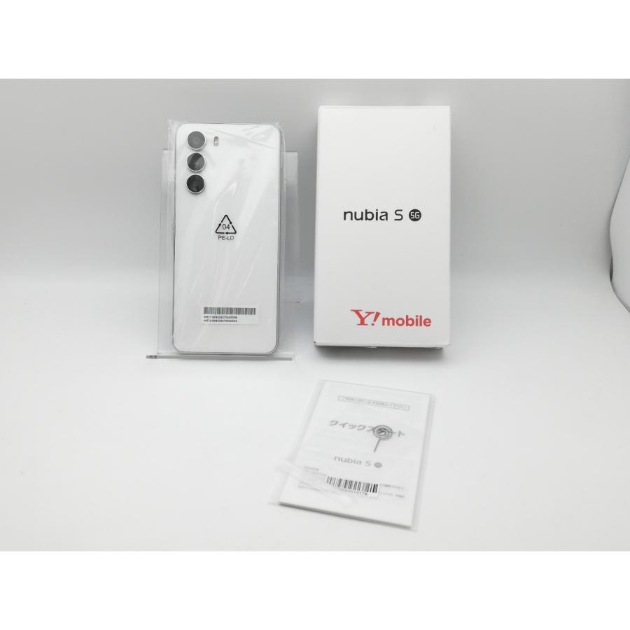 未使用】ZTE ymobile 【SIMフリー】 nubia S 5G 4GB 128GB ホワイト