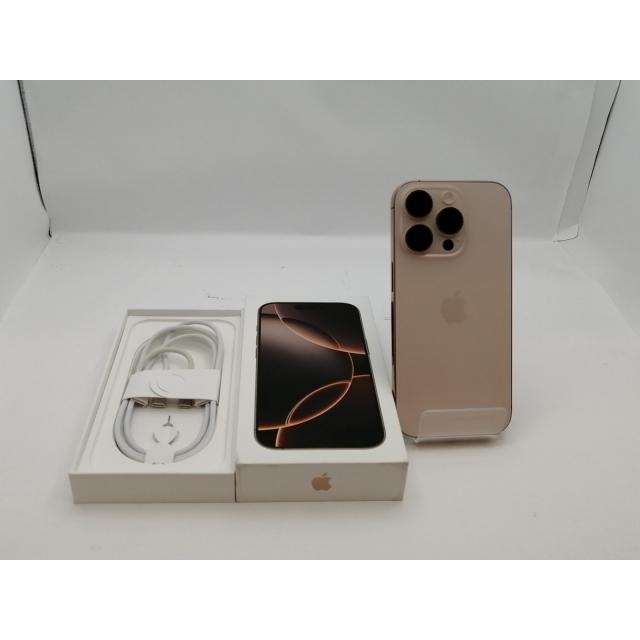 【中古】Apple 国内版 【SIMフリー】 iPhone 16 Pro 128GB デザートチタニウム MYMX3J/A【新宿】保証期間１ヶ月【ランクA】の画像