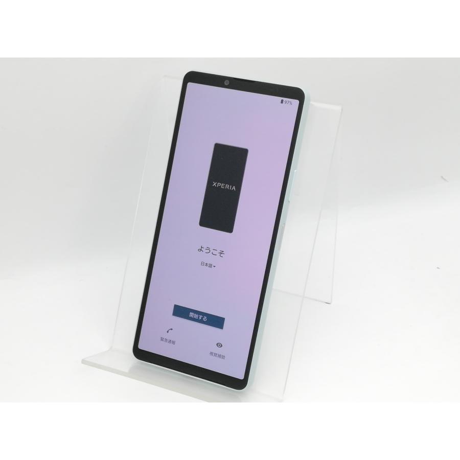 中古】SONY au 【SIMフリー】 Xperia 10 VI ブルー 6GB 128GB SOG14