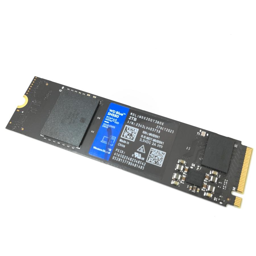 中古】W.D. WD Blue SN580 NVMe WDS200T3B0E 2TB/M.2 2280(PCIe4.0