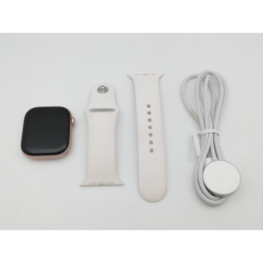 【中古】Apple Watch Series10 46mm GPS ローズゴールドアルミニウムケース/ライトブラッシュスポーツバンド (S/M) MWWT3J/A【中野】保証期間１ヶ月【ランクB】の画像