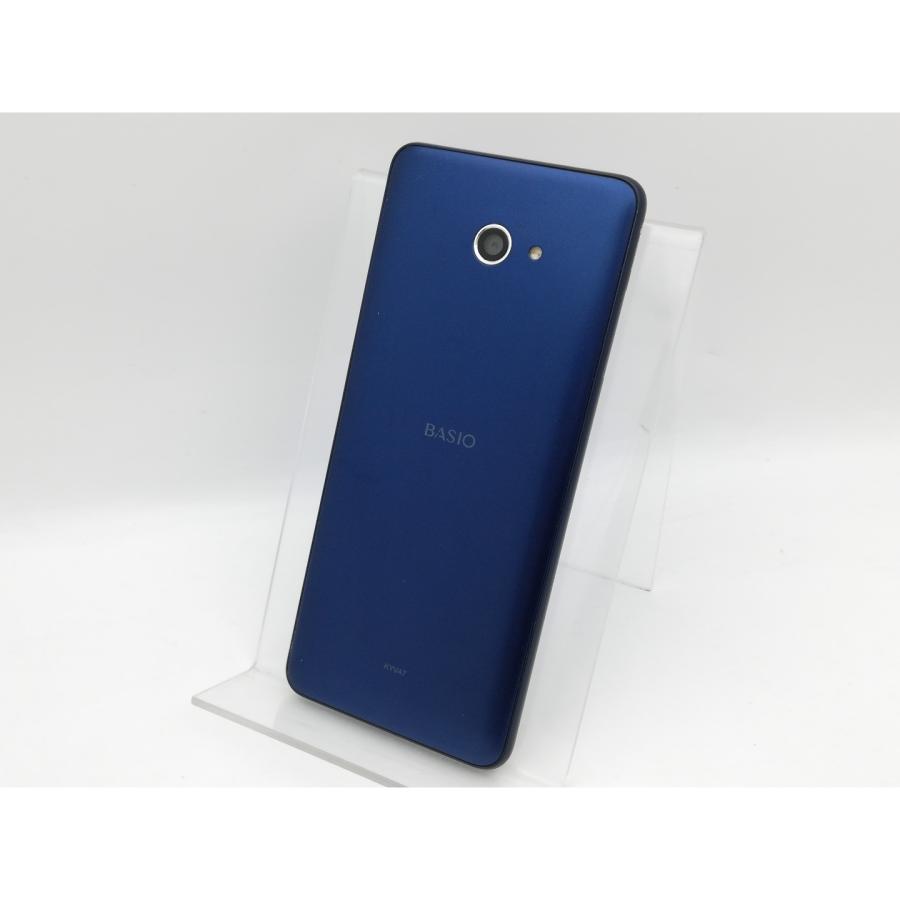 中古】KYOCERA au 【SIMロック解除済み】 BASIO4 ロイヤルブルー 3GB