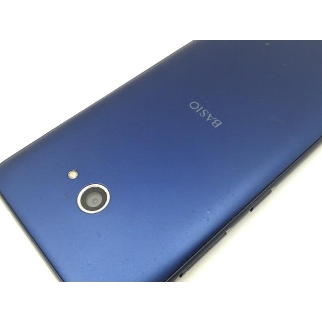中古】KYOCERA au 【SIMロック解除済み】 BASIO4 ロイヤルブルー 3GB