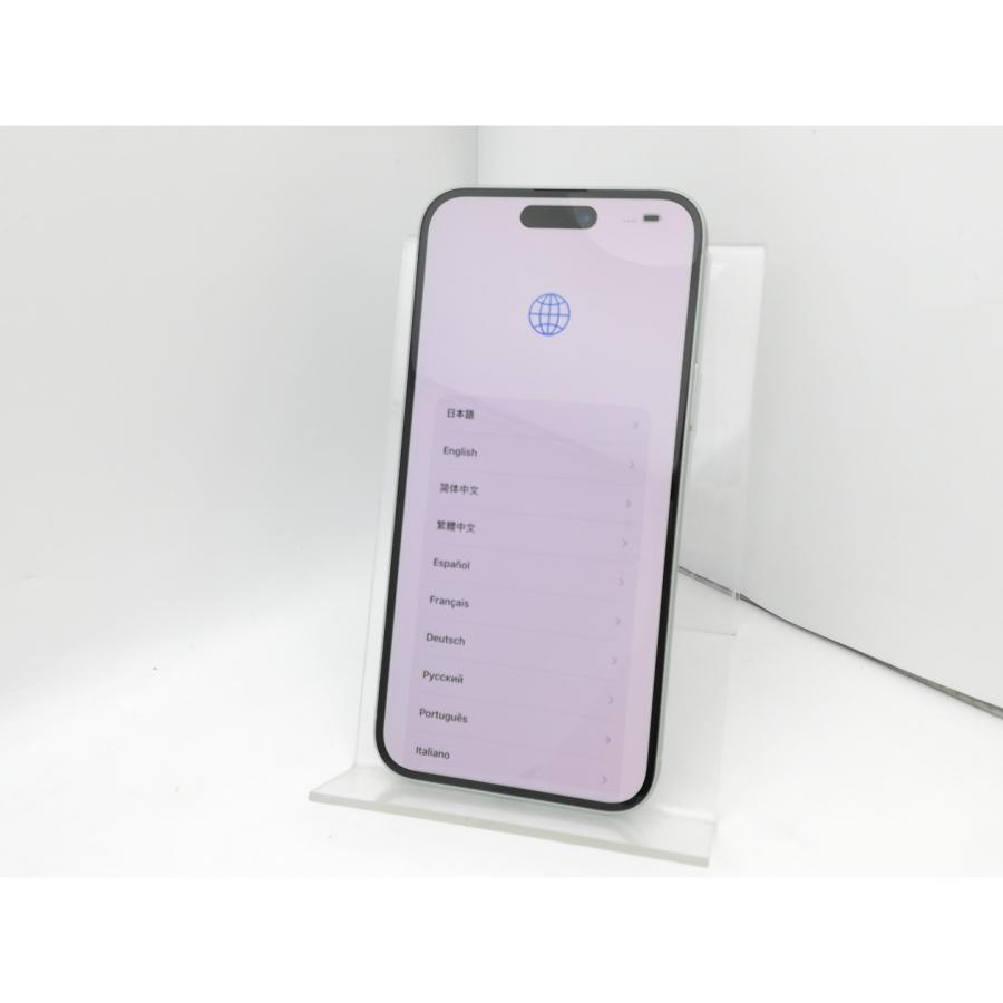 中古】Apple 海外版 【SIMフリー】 iPhone 15 Plus 512GB グリーン