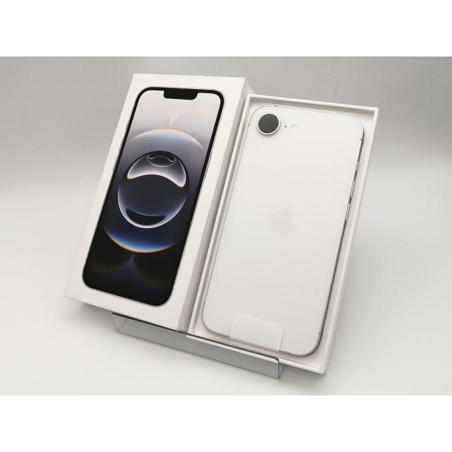 未使用】Apple au 【SIMフリー】 iPhone 16e 128GB ホワイト MD1R4J/A