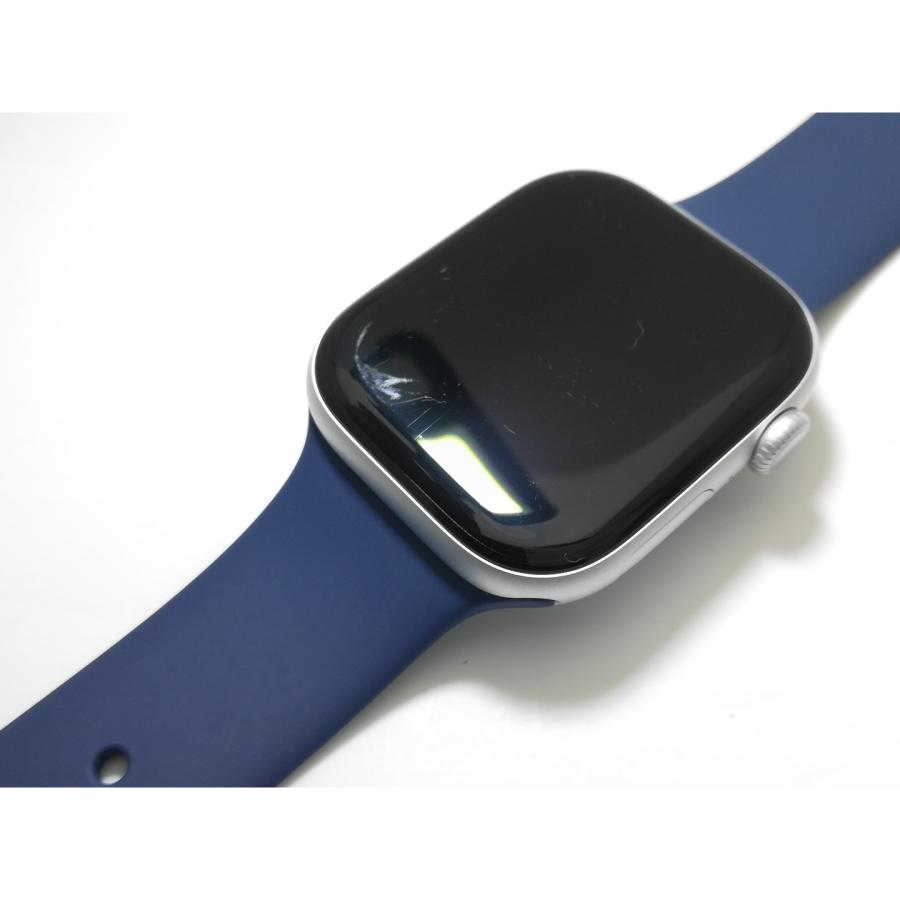 【中古】Apple Apple Watch Series10 46mm Cellular シルバーアルミニウムケース/デニムスポーツバンド (S/M) MWY03J/A【中野】保証期間１ヶ月【ランクC】の画像