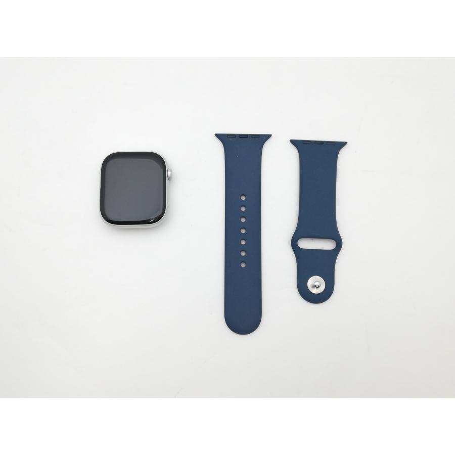 【中古】Apple Apple Watch Series10 46mm Cellular シルバーアルミニウムケース/デニムスポーツバンド (S/M) MWY03J/A【中野】保証期間１ヶ月【ランクC】の画像