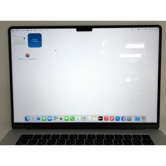 【中古】Apple MacBook Air 15インチ  M2(CPU:8C/GPU:10C) 8GB/256GB シルバー MQKR3J/A (M2,2023)【中野】保証期間１ヶ月【ランクB】の画像