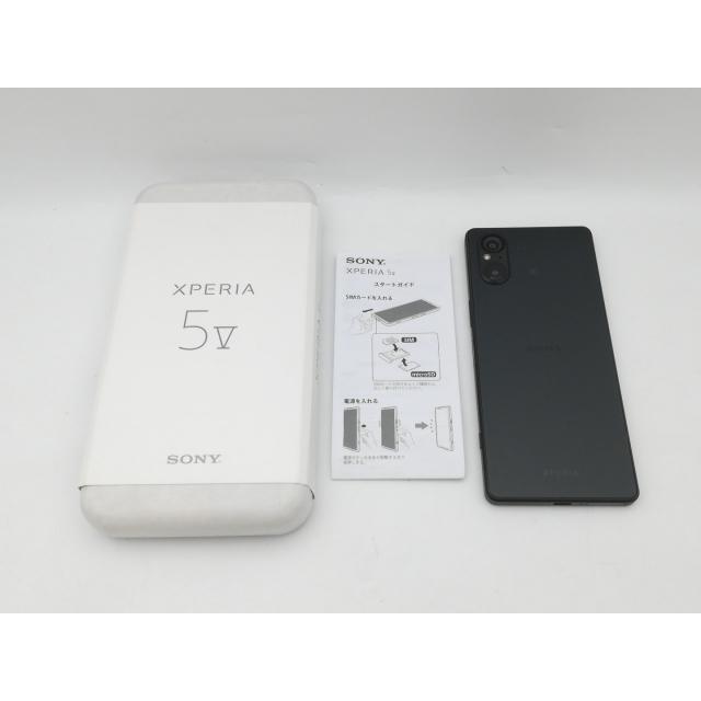 中古】SONY 国内版 【SIMフリー】 Xperia 5 V 8GB 256GB ブラック XQ 