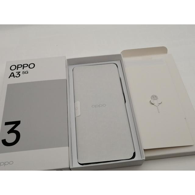 未使用】Oppo ymobile 【SIMフリー】 OPPO A3 5G 4GB 128GB ブラック