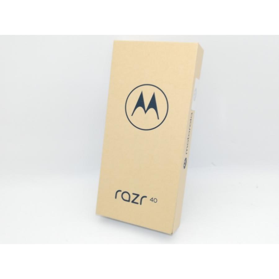 未使用】MOTOROLA 国内版 【SIMフリー】 motorola razr 40 バニラ
