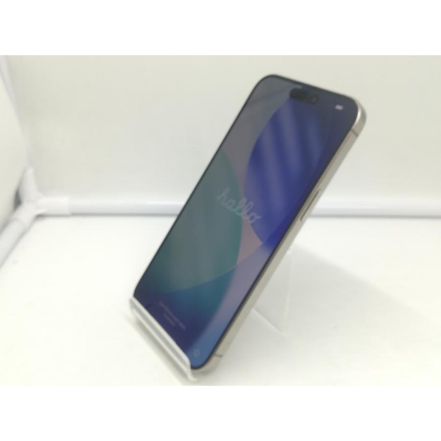 【中古】Apple SoftBank 【SIMフリー】 iPhone 15 Pro Max 256GB ナチュラルチタニウム MU6R3J/A【札幌】保証期間１ヶ月【ランクA】の画像