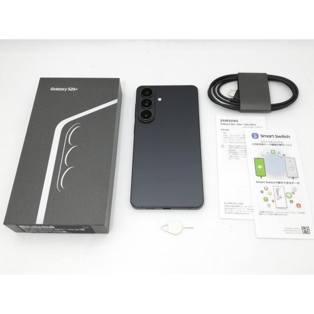 【中古】SAMSUNG 国内版 【SIMフリー】 Galaxy S26+ ブラック 12GB 256GB【中野】保証期間１ヶ月【ランクA】の画像