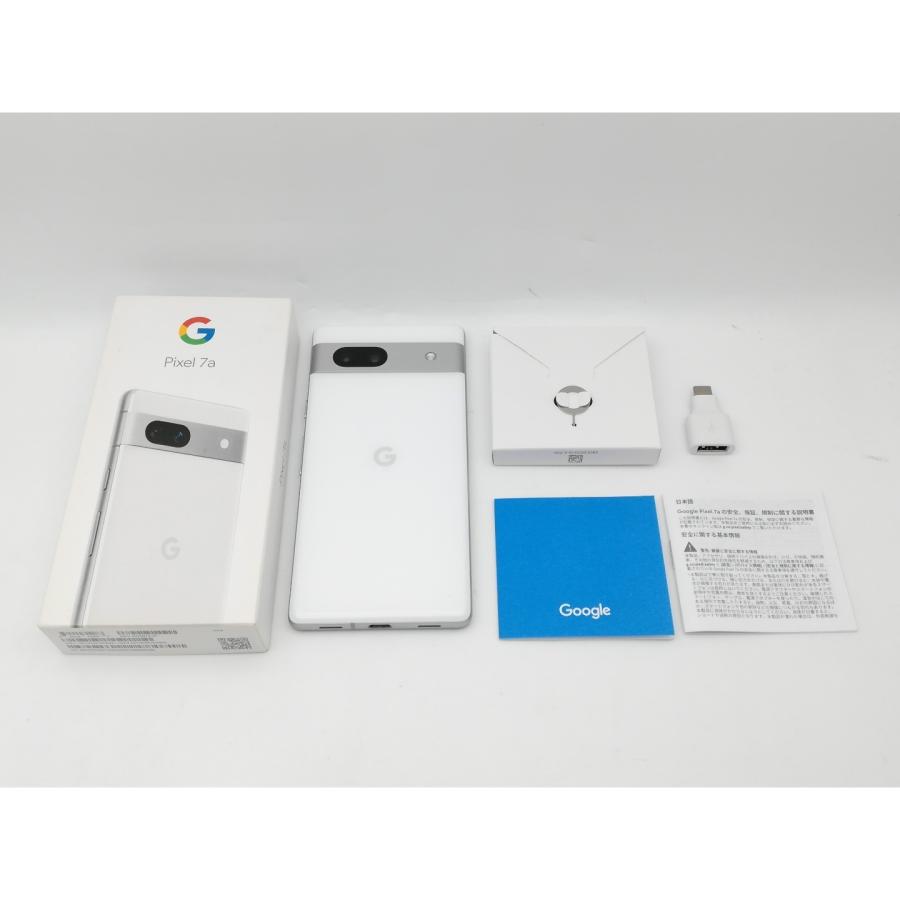 Google Pixel 7a docomo版SIMフリー スノー 中古】Google docomo 【SIMフリー】 Pixel 7a スノー 8GB 128GB G82U8