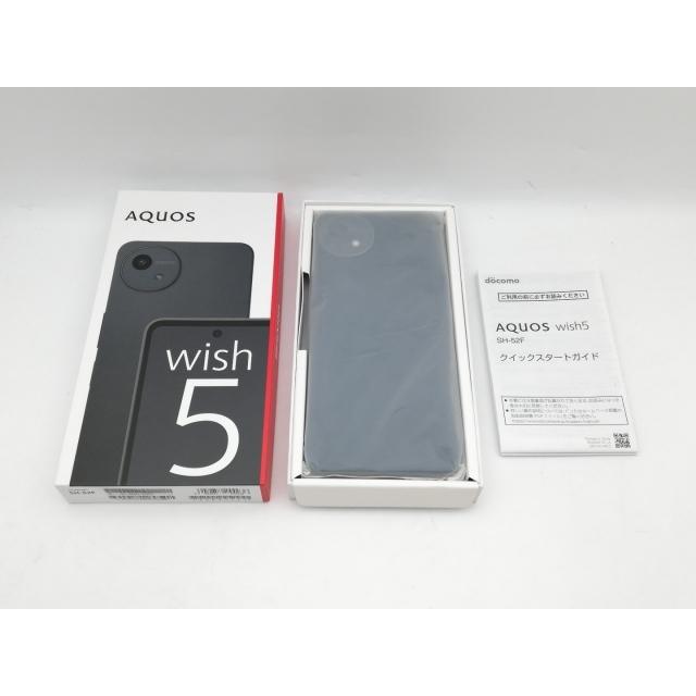 未使用】SHARP docomo 【SIMフリー】 AQUOS wish5 スミ 4GB 64GB SH