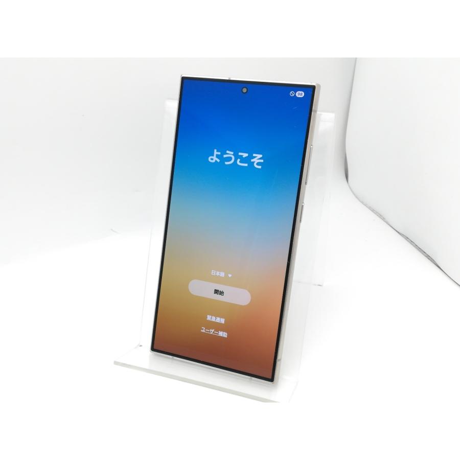 中古】SAMSUNG au 【SIMフリー】 Galaxy S24 Ultra チタニウムグレー