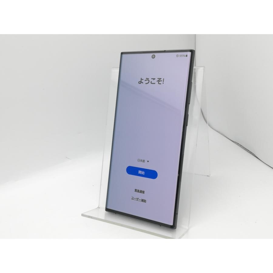 中古】SAMSUNG au 【SIMフリー】 Galaxy S22 Ultra ファントムブラック