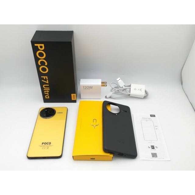 中古】Xiaomi 国内版 【SIMフリー】 Poco F7 Ultra イエロー 16GB