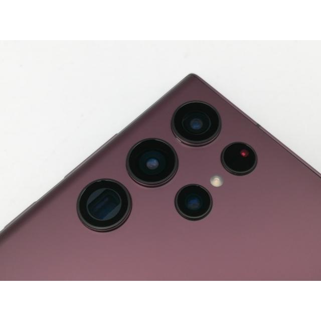 中古】SAMSUNG docomo 【SIMフリー】 Galaxy S22 Ultra バーガンディ