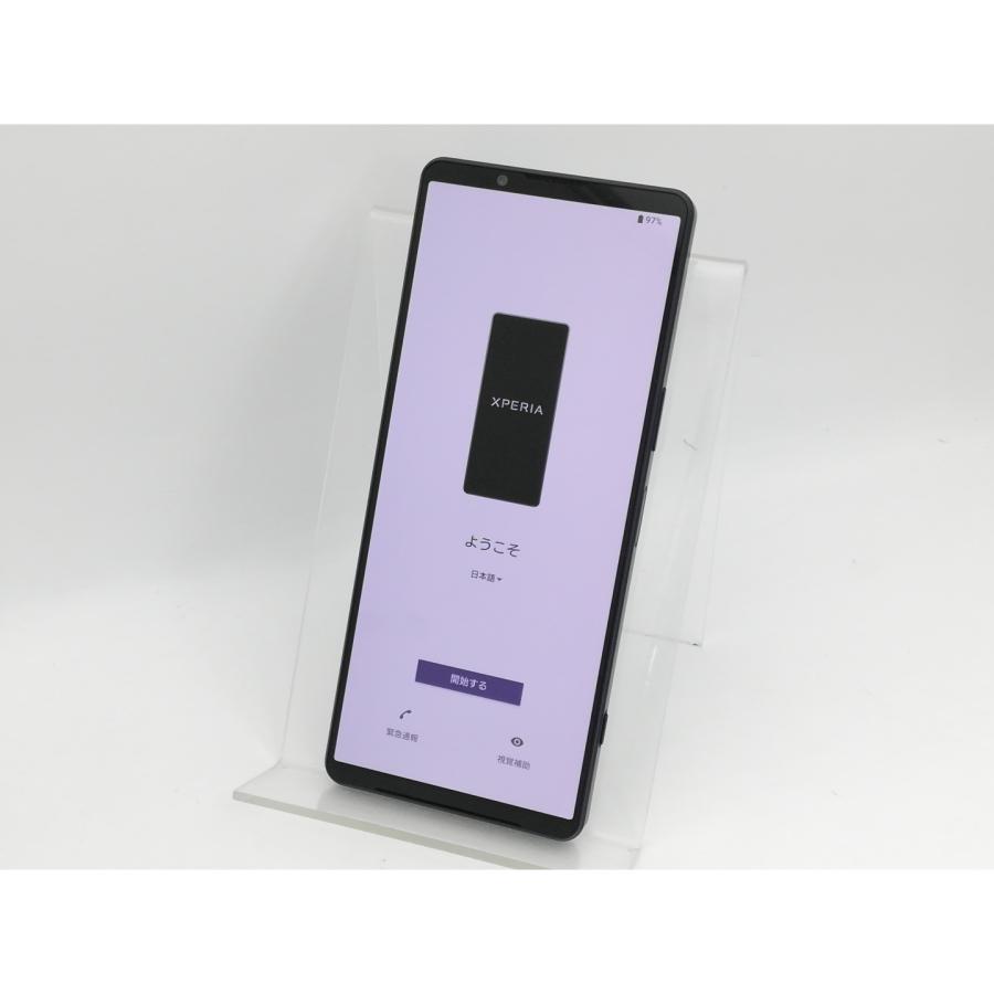 中古】SONY docomo 【SIMフリー】 Xperia 1 IV パープル 12GB 256GB SO