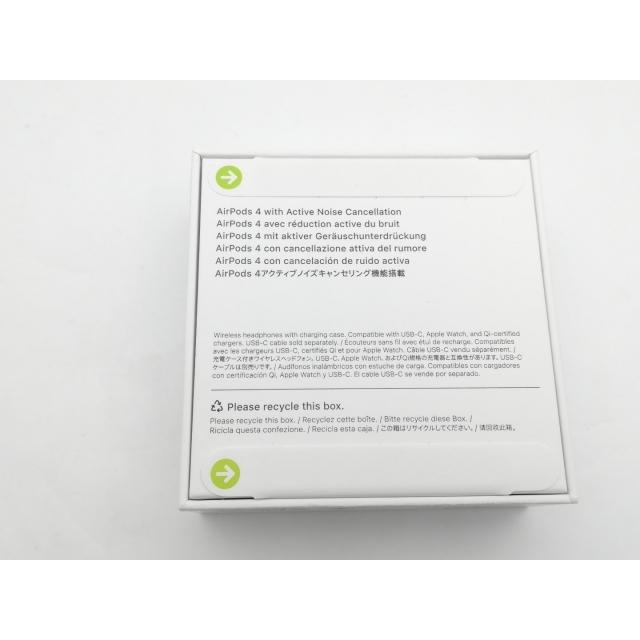 未使用】Apple AirPods 4 アクティブノイズキャンセリング搭載モデル
