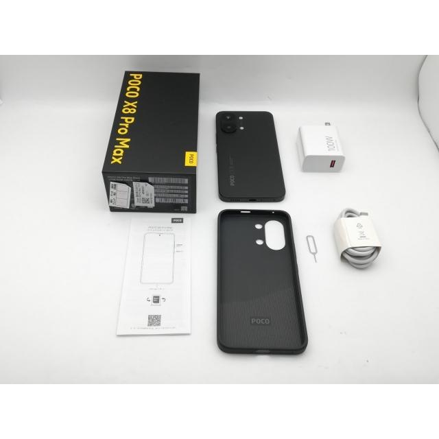 中古】Xiaomi 国内版 【SIMフリー】 POCO X8 Pro Max ブラック 12GB