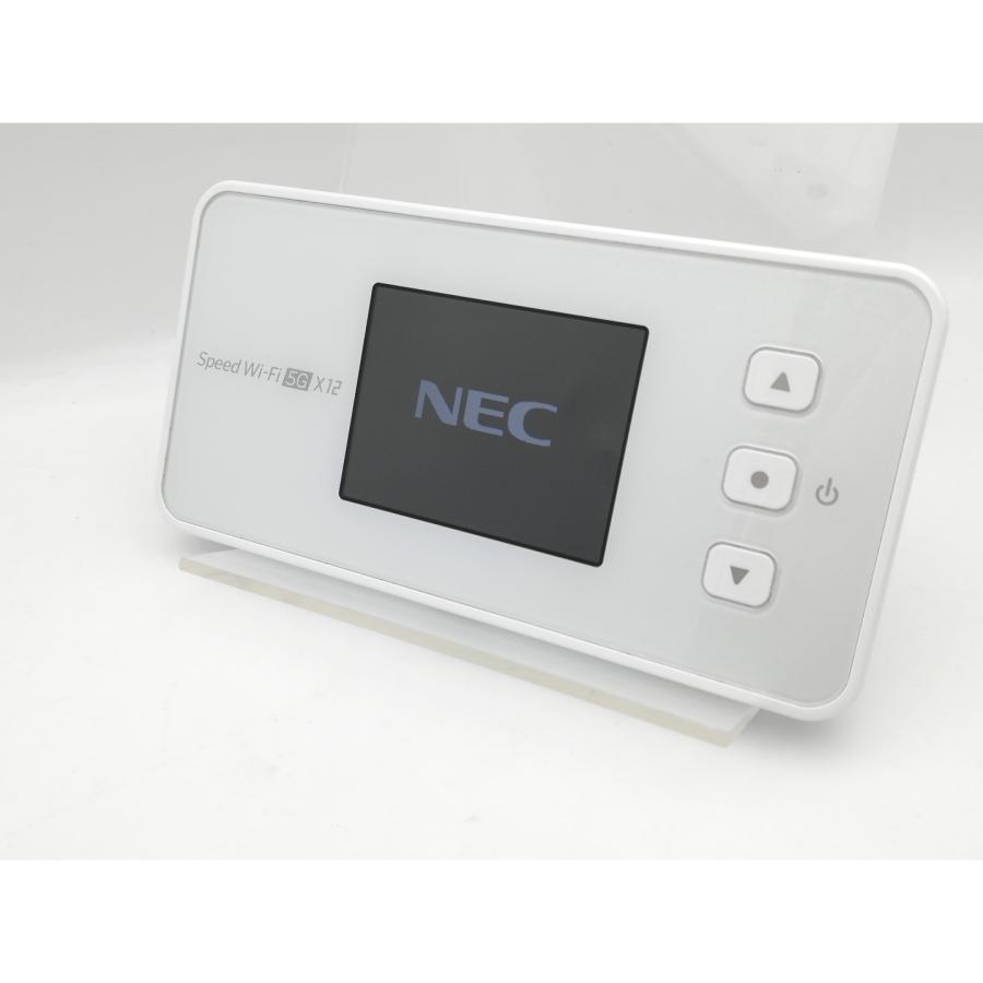 中古】NEC UQmobile 【SIMフリー】 Speed Wi-Fi 5G X12 NAR03 アイス