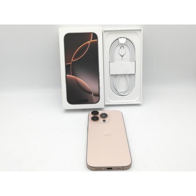 【中古・美品】iPhone 16 Pro 256GB デザートチタニウム 中古】Apple 国内版 【SIMフリー】 iPhone 16 Pro 256GB デザート