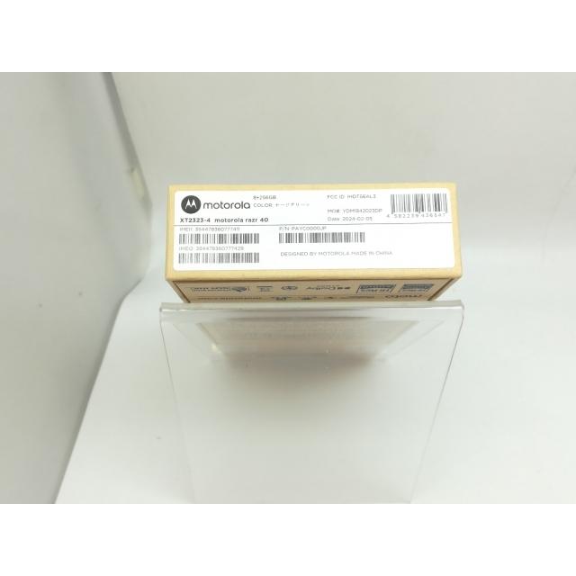 国内版 【SIMフリー】 motorola razr 40 セージグリーン 8GB 【raminird】 256GB PAYC0000JP【宇田川】保証期間３ヶ月