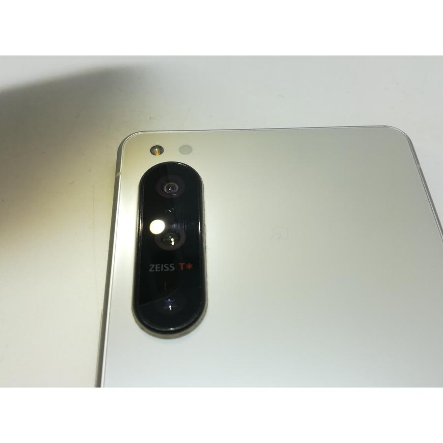 中古】SONY au 【SIMフリー】 Xperia 5 IV 8GB 128GB SOG09 エクリュ