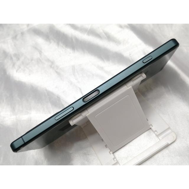 中古】SONY au 【SIMフリー】 Xperia 5 IV 8GB 128GB SOG09 グリーン