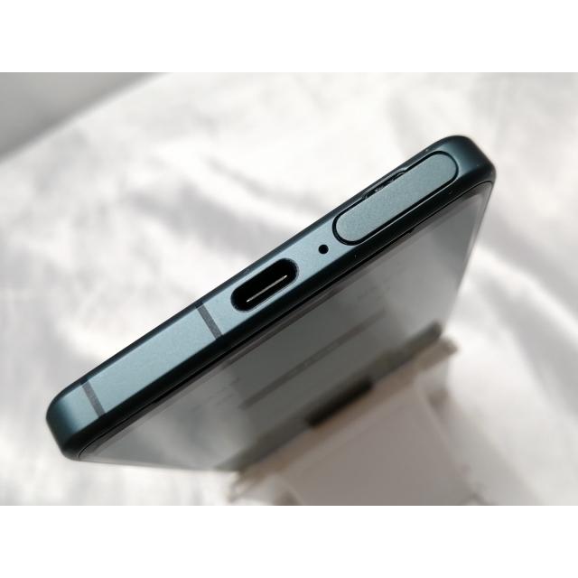 中古】SONY au 【SIMフリー】 Xperia 5 IV 8GB 128GB SOG09 グリーン