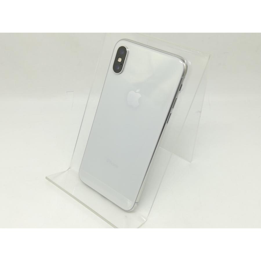 中古】Apple SoftBank 【SIMロック解除済み】 iPhone X 64GB シルバー  