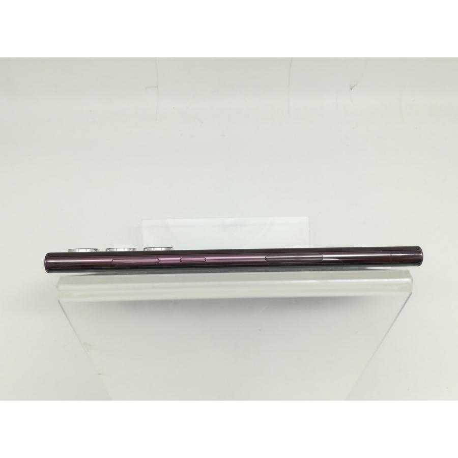 中古】SAMSUNG au 【SIMフリー】 Galaxy S22 Ultra バーガンディ 12GB