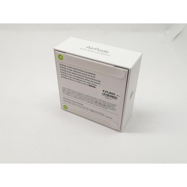 未使用】Apple AirPods 4 アクティブノイズキャンセリング搭載モデル