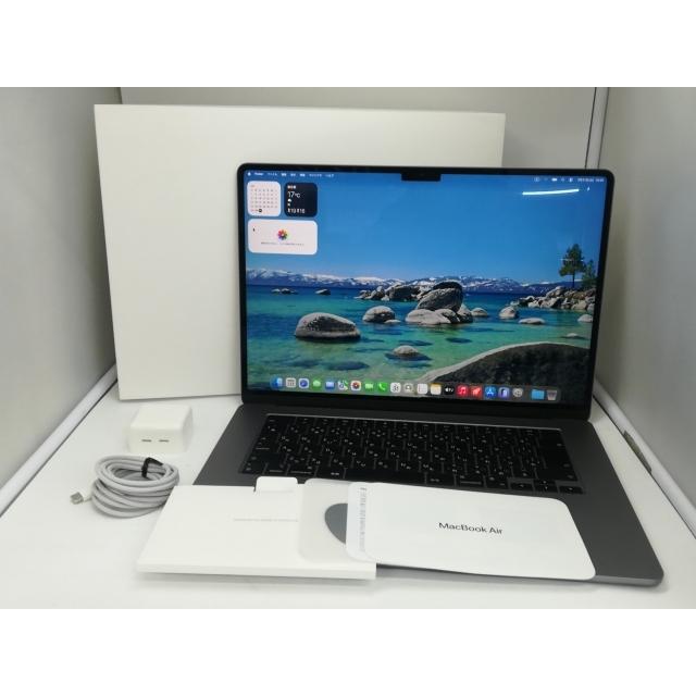 【中古】Apple MacBook Air 15インチ  M3(CPU:8C/GPU:10C) 8GB/512GB スペースグレイ MRYN3J/A (15インチ, M3, 2024)【宇田川】保証期間１ヶ月【ランクB】の画像