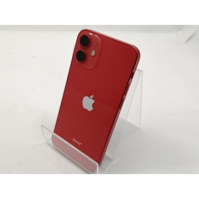 【中古】Apple au 【SIMロック解除済み】 iPhone 12 mini 64GB (PRODUCT)RED MGAE3J/A【宇田川】保証期間１ヶ月【ランクB】