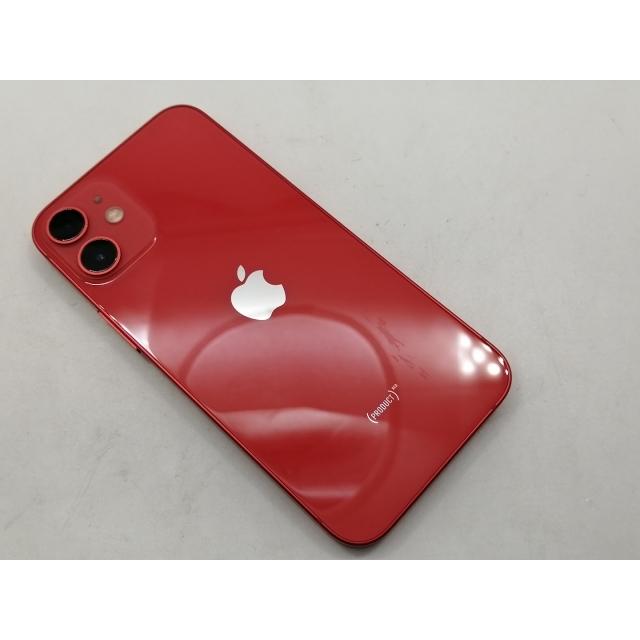 【中古】Apple au 【SIMロック解除済み】 iPhone 12 mini 64GB (PRODUCT)RED MGAE3J/A【宇田川】保証期間１ヶ月【ランクB】の画像