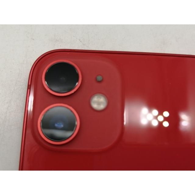 【中古】Apple au 【SIMロック解除済み】 iPhone 12 mini 64GB (PRODUCT)RED MGAE3J/A【宇田川】保証期間１ヶ月【ランクB】の画像