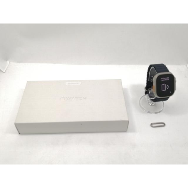 【中古】Apple Apple Watch Ultra 49mm Cellular チタニウムケース/ミッドナイトオーシャンバンド MQFK3J/A【宇田川】保証期間１ヶ月【ランクA】の画像