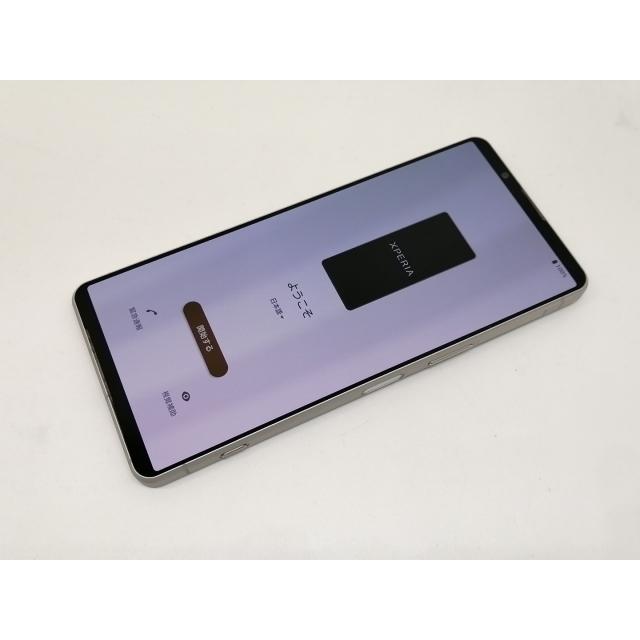 中古】SONY au 【SIMフリー】 Xperia 1 VI プラチナシルバー 12GB