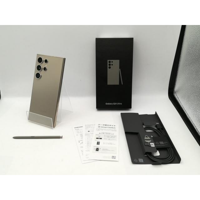 中古】SAMSUNG 国内版 【SIMフリー】 Galaxy S24 Ultra チタニウム