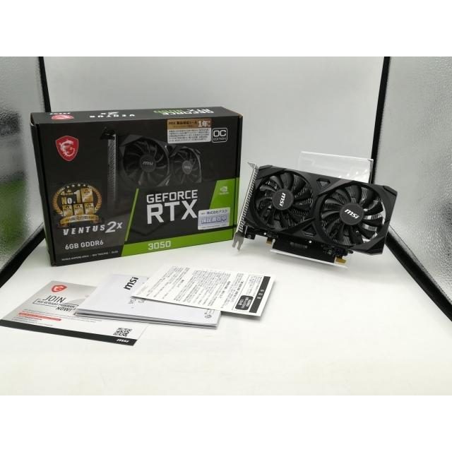 中古】MSI GeForce RTX 3050 VENTUS 2X 6G OC RTX3050/6GB(GDDR6