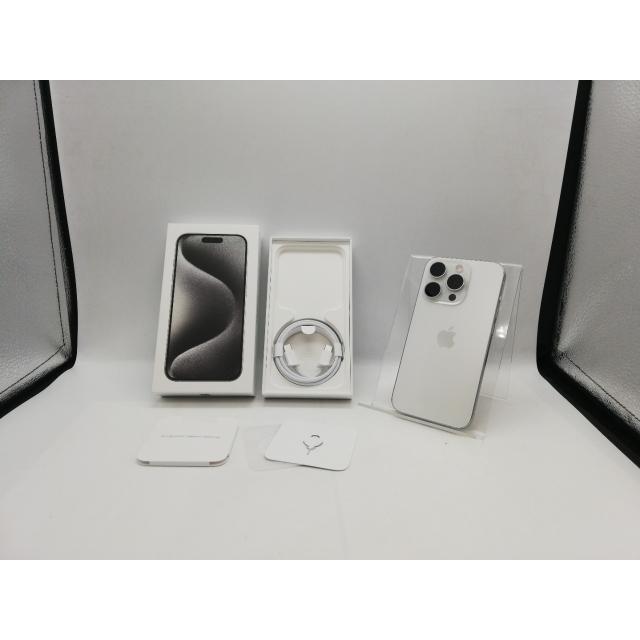 中古】Apple 国内版 【SIMフリー】 iPhone 15 Pro 256GB ホワイト